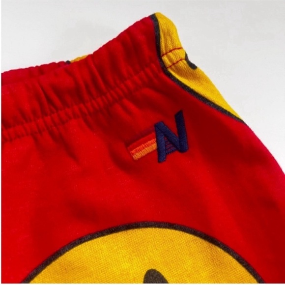 Aviator Nation Red Smiley Joggers Medium - Picture 5 of 8